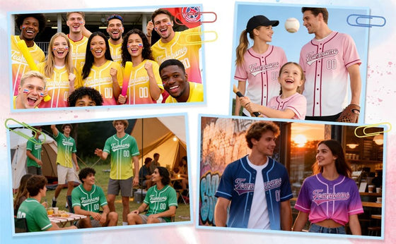 Custom Baseball Jersey Stitched Printed Personalized Team Shirts Uniform for Men Women Boys Customize Name Number Logo - hover image
