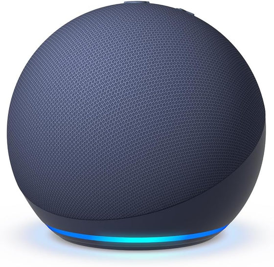 Amazon Echo Dot (newest model) - Vibrant sounding speaker, Designed for Alexa+, Great for bedrooms, dining rooms and offices, Deep Sea Blue - hover image