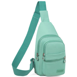 Banelu Small Sling Backpack Crossbody Bags for Women Men, Small Sling Bag Cross Body Bag Fanny Packs Crossbody Purses - Black