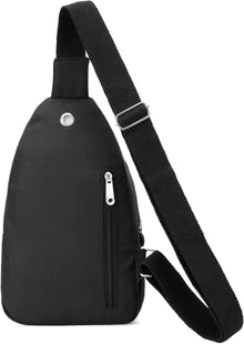 Banelu Small Sling Backpack Crossbody Bags for Women Men, Small Sling Bag Cross Body Bag Fanny Packs Crossbody Purses - Black