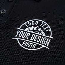 Custom Polo Shirts for Men Women, Personalized Business Golf Shirt, Customized Breathable Casual Polo Shirts for Company