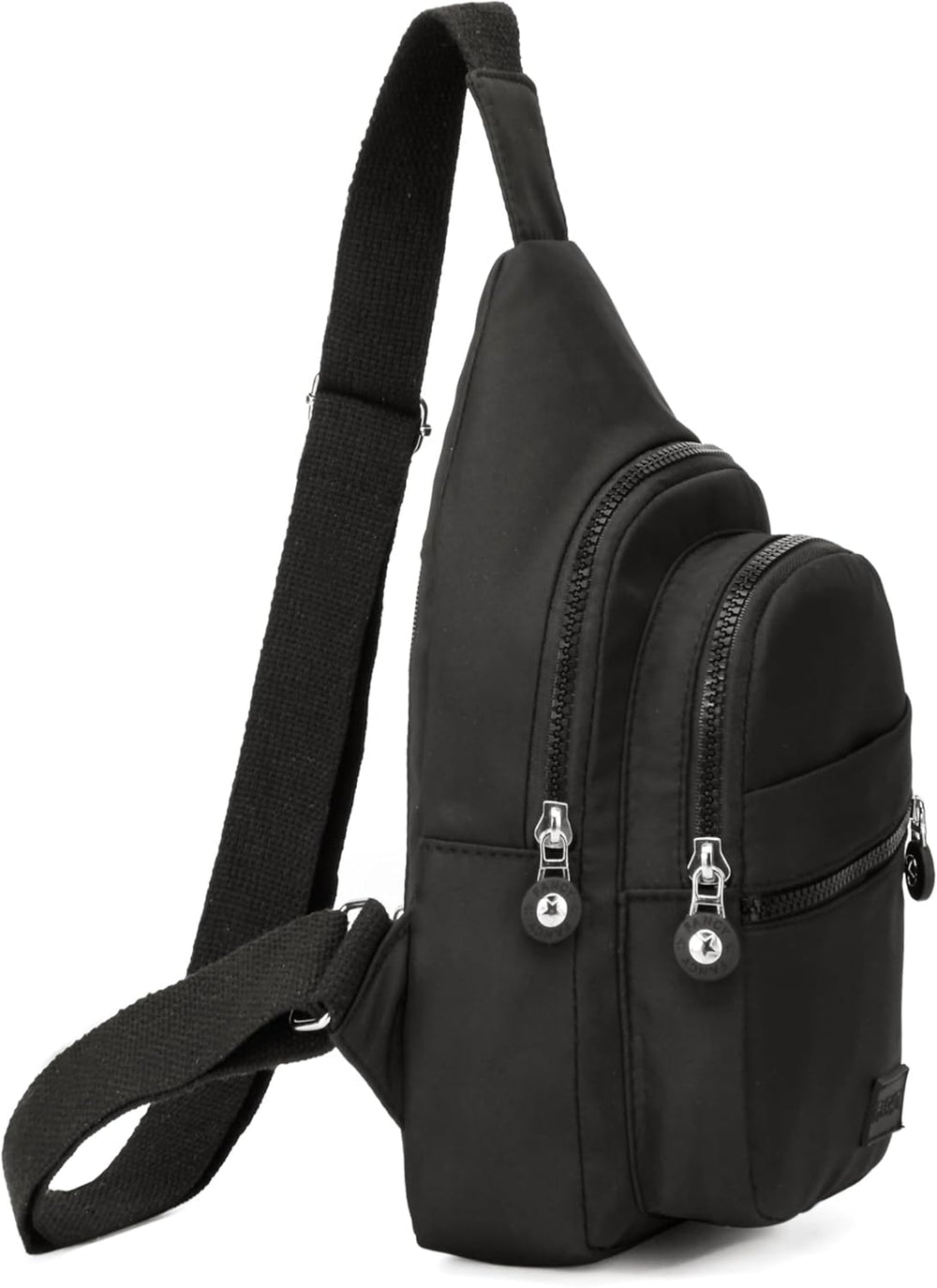 Banelu Small Sling Backpack Crossbody Bags for Women Men, Small Sling Bag Cross Body Bag Fanny Packs Crossbody Purses - Black