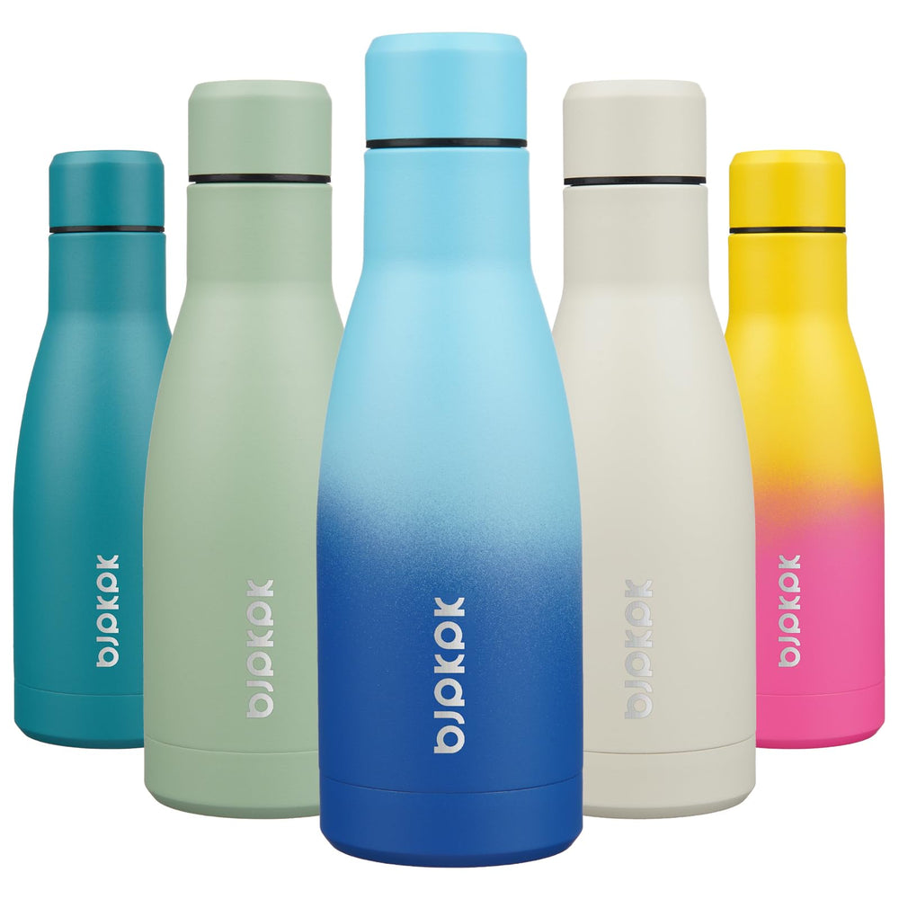 BJPKPK 17oz Insulated Water Bottles Stainless Steel Sports Water Bottles Keep Cold and Hot for Travel Dishwasher Safe,Olive Green