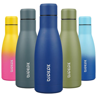 BJPKPK 17oz Insulated Water Bottles Stainless Steel Sports Water Bottles Keep Cold and Hot for Travel Dishwasher Safe,Olive Green