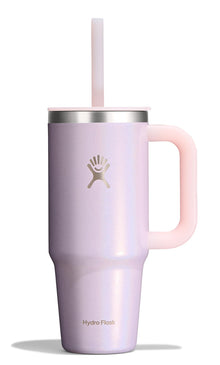 Hydro Flask Travel Tumbler with Handle, Lid and Straw - Insulated Stainless Steel in 32 Oz Trillium