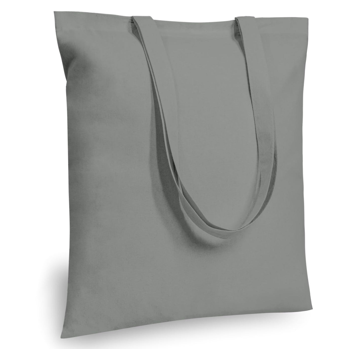 TOPDesign 5 | 12 | 24 | 48 | 192 Pack Economical Cotton Tote Bags, Lightweight Medium Reusable Grocery Shopping Cloth Bags, Suitable for DIY, Advertising, Promotion, Gift, Activity (5-Pack)