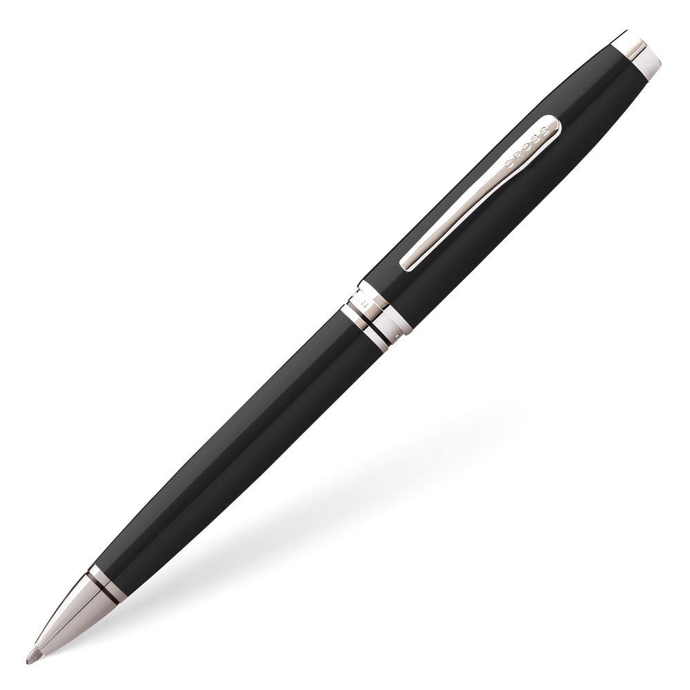 Cross Coventry Polished Chrome with Gold-Tone Ballpoint Pen - Refillable Pen for Smooth Writing - Professional, Elegant Accessory - Black Ink - Long-Lasting Use - Desk Essential - Gift-Ready