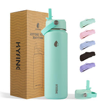 ThermoProof Double-Walled Vacuum Insulated Stainless Steel Water Bottle - Wide Mouth Canteen, Straw Lids, Dishwasher Safe, Reusable, Leakproof, Hot & Cold for Men, Women - 24oz (pink)
