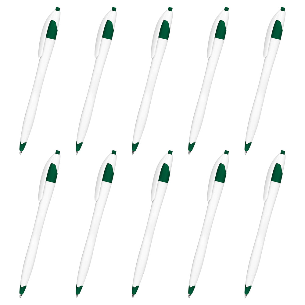 DISCOUNT PROMOS Personalized Ballpoint Pens Bulk Pack of 4-5,000 counts Black Ink, Slim & Curvy Design, Retractable, Ideal for Office, Corporate Merchandise, Tradeshows- Black