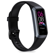 Fitness Tracker with 24/7Heart Rate, Blood Pressure, Sleep Tracking, Calorie, Activity Tracker with 1.1" AMOLED Color Screen, Waterproof Step Tracker for Android iPhones Women Men