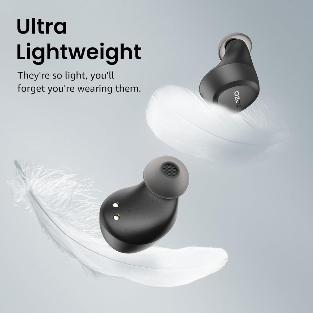 TOZO A1 Wireless Earbuds Bluetooth 5.3 Light Weight in Ear IPX5 Waterproof Headphones 2 Mic for AI Calls, Immersive Premium Sound Bass Headset with Charging Case, 32 Presets EQ Customization via App