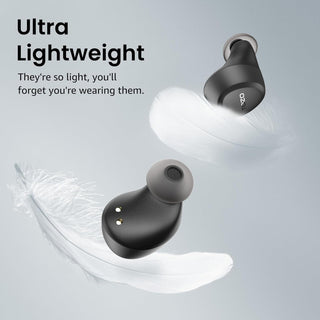 TOZO A1 Wireless Earbuds Bluetooth 5.3 Light Weight in Ear IPX5 Waterproof Headphones 2 Mic for AI Calls, Immersive Premium Sound Bass Headset with Charging Case, 32 Presets EQ Customization via App