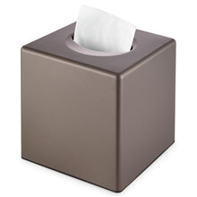 Y-in Hand Tissue Box Cover, Modern Decorative Square Facial Storage Tissue Box Holder, Home Accessories for Bathroom Vanity Countertops, Dressers, Night Stand, Parlors and Office - Matte Black