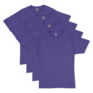 Hanes Men's Short Sleeve T-Shirt Pack, Big & Tall, Crewneck Cotton T-Shirts for Men, Value Packs