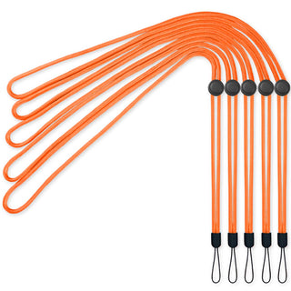 YOUOWO 5 Pack 5 Colours Adjustable Lanyards Neck Strap Lanyard For Keys Pen Phone ID Badges Holder