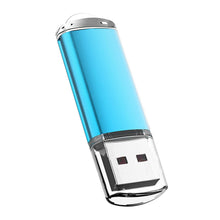 USB Flash Drive 32GB, Maspen Thumb Drive 2.0 High Speed Memory Stick Jump/ Zip/ Pen Drive,Blue,32 GB