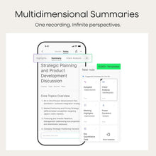 Plaud Note AI Voice Recorder, Note Taker w/Case, App Control, Transcribe & Summarize with AI, Support 112 Languages, for Meetings, Calls, Lectures, Professionals, Teams, Black, Non-Pro Version