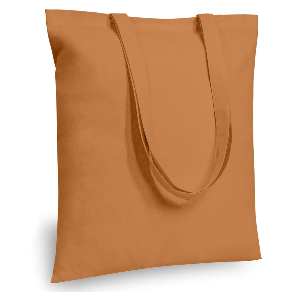 TOPDesign 5 | 12 | 24 | 48 | 192 Pack Economical Cotton Tote Bags, Lightweight Medium Reusable Grocery Shopping Cloth Bags, Suitable for DIY, Advertising, Promotion, Gift, Activity (5-Pack)