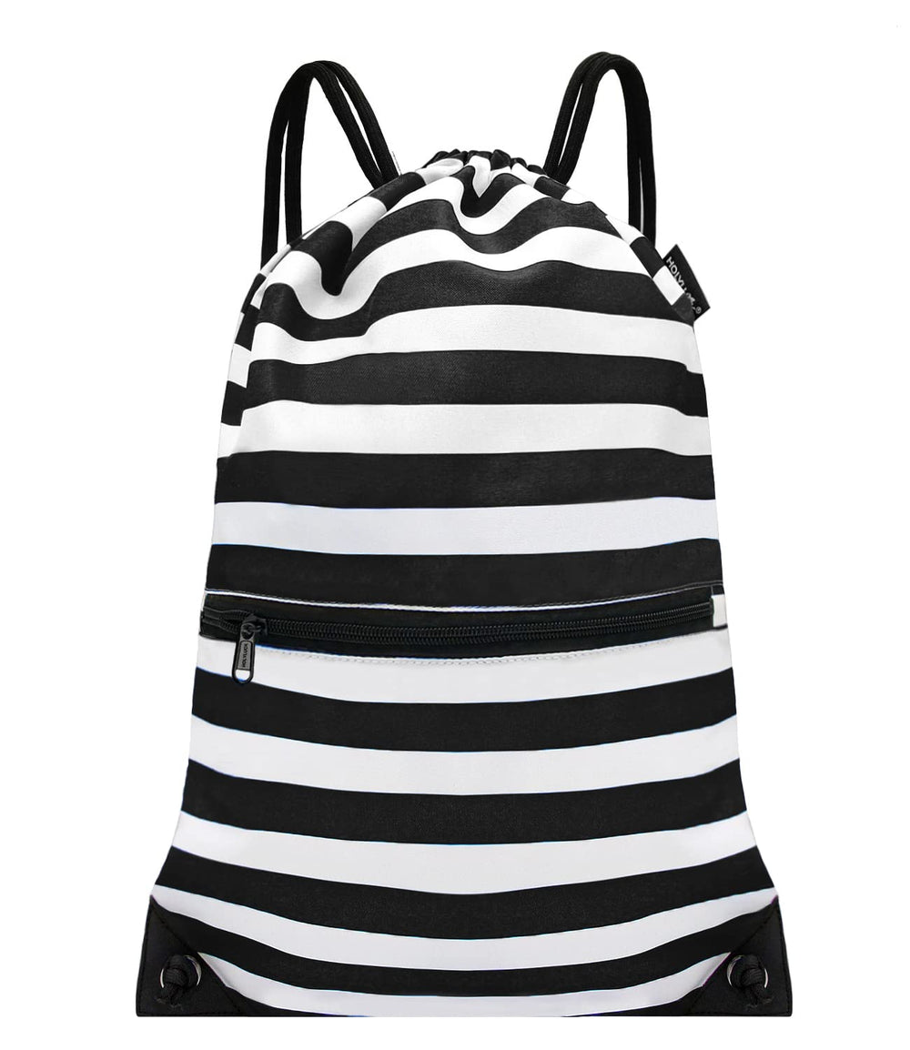 HOLYLUCK Drawstring Backpack Bag Sport Gym Sackpack