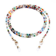 humlbird Mask Lanyard Eyeglasses Chain Healing Crystal Beaded Sunglasses Chains with Pearl for Women