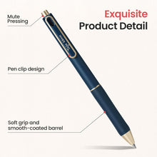 Taja Gel Pens, 6 Pcs Quick Dry Black Gel Ink Pens, 0.5mm Fine Point Smooth Writing Pens for Journaling and Note Taking, Cute Aesthetic Pens for Women & Men-Pastel