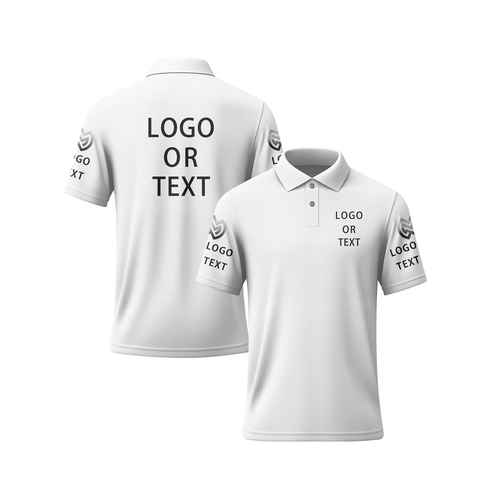 Custom Polo Shirts for Men Women Design Your Own Text Logo Image Personalized Printed Golf Work Shirts Business Casual