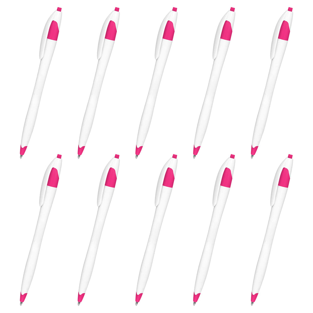 DISCOUNT PROMOS Personalized Ballpoint Pens Bulk Pack of 4-5,000 counts Black Ink, Slim & Curvy Design, Retractable, Ideal for Office, Corporate Merchandise, Tradeshows- Black
