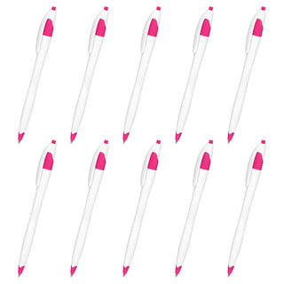 DISCOUNT PROMOS Personalized Ballpoint Pens Bulk Pack of 4-5,000 counts Black Ink, Slim & Curvy Design, Retractable, Ideal for Office, Corporate Merchandise, Tradeshows- Black