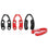 Black/Red, 4 pieces
