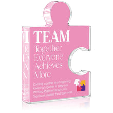 Team Appreciation Gifts Thank You Gift for Coworkers Colleagues Employees, Best Team Ever Gifts You Are an Essential Piece Acrylic Puzzle Piece Plaque Office Decor