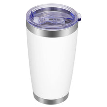 VEGOND 20oz Tumbler with Lid and Straw Stainless Steel Tumbler Cup Vacuum Insulated Double Wall Travel Coffee Mug Powder Coated Coffee Cup, Blue, 1 Pack