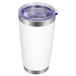 VEGOND 20oz Tumbler with Lid and Straw Stainless Steel Tumbler Cup Vacuum Insulated Double Wall Travel Coffee Mug Powder Coated Coffee Cup, Blue, 1 Pack