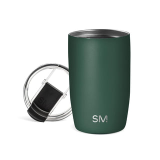 Simple Modern Voyager Tumbler with Flip Lid | Travel Coffee Mug | Insulated Stainless Steel Cold Brew Iced or Hot Coffee Cup | Gifts for Women Men Her Him | 16oz, Almond Birch