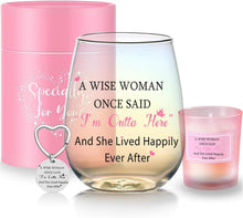 Yalucky Coworker Leaving Gifts for Women Wine Glasses Retirement Gifts Thank You Goodby Gift for Colleagues Friend Birthday Teacher Christmas Presents for Colleagues Women Pink Ladies Gift