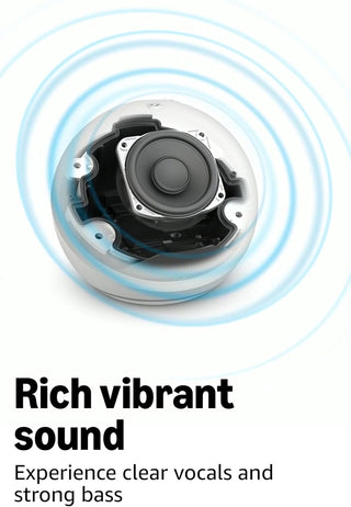 Amazon Echo Dot (newest model) - Vibrant sounding speaker, Designed for Alexa+, Great for bedrooms, dining rooms and offices, Deep Sea Blue