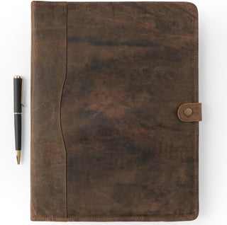 Leather Portfolio, Leather Binder with Pen, Leather Portfolio for Men and Women, Leather Padfolio, Leather Folder, Portfolio Binder, Business Portfolio Men and Women
