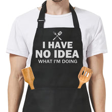 SANDJEST Funny Mens Aprons with Pockets for BBQ Grilling Cooking Grandpa Husband Apron for Birthday Christmas Father's Day