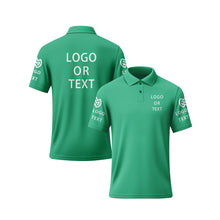 Custom Polo Shirts for Men Women Design Your Own Text Logo Image Personalized Printed Golf Work Shirts Business Casual