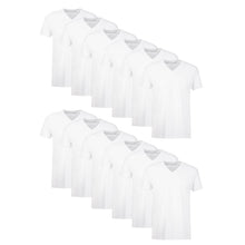 Hanes Men's Undershirts T-Shirt Pack, V-Neck Cotton Tees for Men, Moisture-Wicking, Odor Control, White Multi-Pack