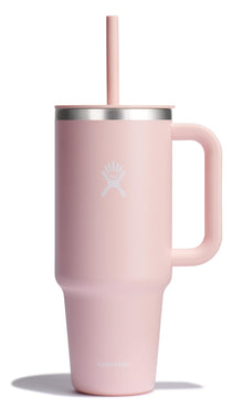 Hydro Flask Travel Tumbler with Handle, Lid and Straw - Insulated Stainless Steel in 32 Oz Trillium