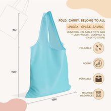 2 Pack Foldable Shopping Bag, Waterproof Reusable Grocery Tote Bag Holder,Nylon(Green A)