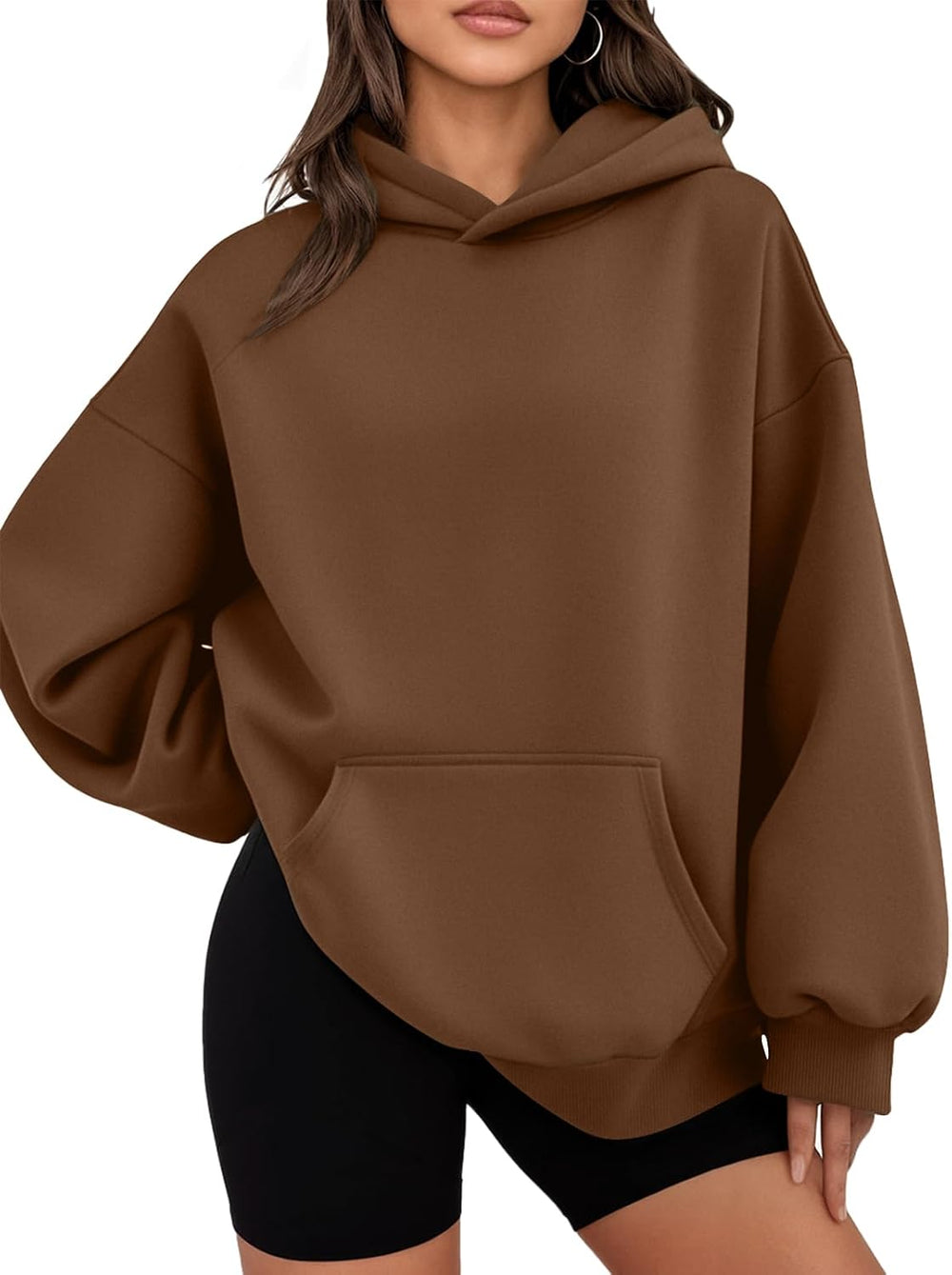WYNNQUE Hoodies for Women Oversized Sweatshirts Fall Fashion Outfits 2026 Casual Sweaters Tops Fleece Workout Winter Clothes