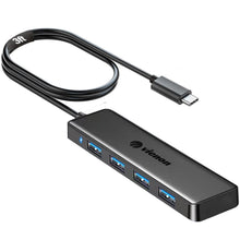 USB 3.0 Hub, VIENON 4-Port USB Hub USB Splitter USB Expander for Laptop, Xbox, Flash Drive, HDD, Console, Printer, Camera,Keyborad, Mouse(Not for Charging)