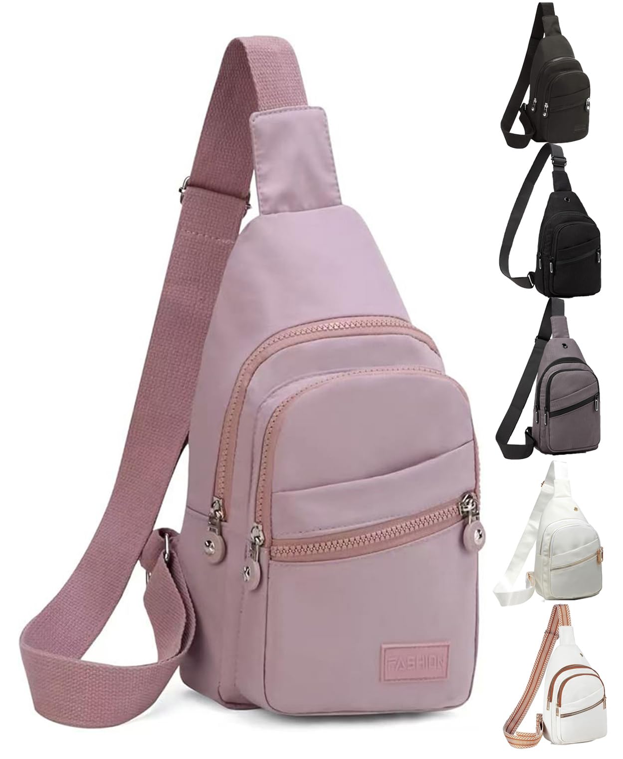 EVANCARY Small Sling Bag Crossbody Bags for Women Men, Sling Backpack Chest Daypack Cross Body Bag for Travel Outdoor