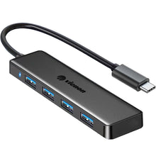 USB 3.0 Hub, VIENON 4-Port USB Hub USB Splitter USB Expander for Laptop, Xbox, Flash Drive, HDD, Console, Printer, Camera,Keyborad, Mouse(Not for Charging)