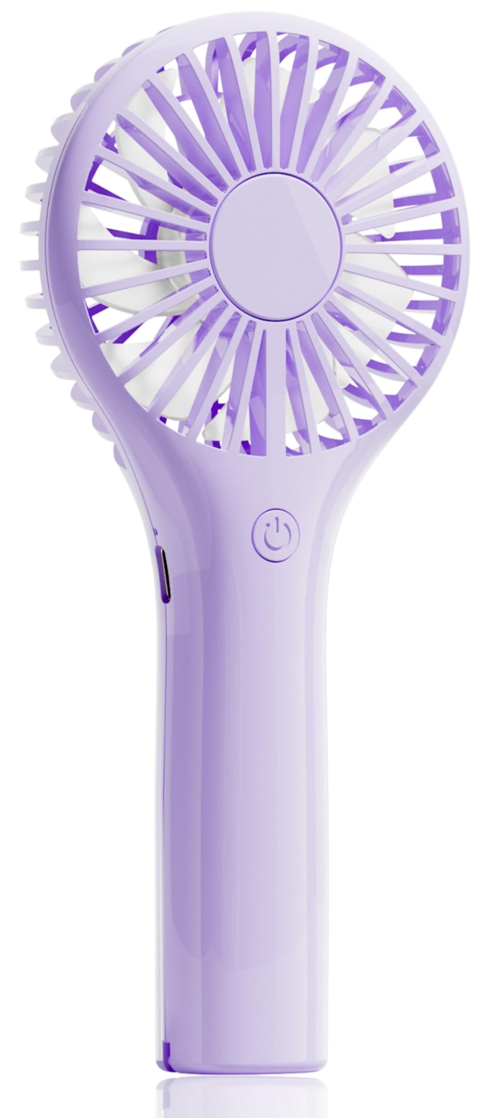 Edvision Portable Mini Fan - Powerful Personal Handheld Fan with 3 Speeds, Cute and Small, USB Rechargeable for Travel/Lash/Makeup/Outdoor/Home, Pink