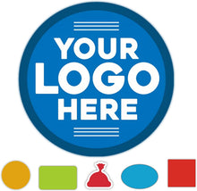 Sunshine Stickers Custom Waterproof Vinyl Stickers with Your Image Photo Text or Logo | Personalized Dishwasher Safe Label for Business Logo
