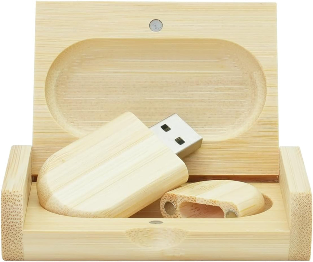 Personalized Wooden USB Drive Custom Cute Flash Gift for Graduation Wedding | Engraved Flash Drive, Custom Bamboo Pendrive, 64GB, 128GB, Family Memories