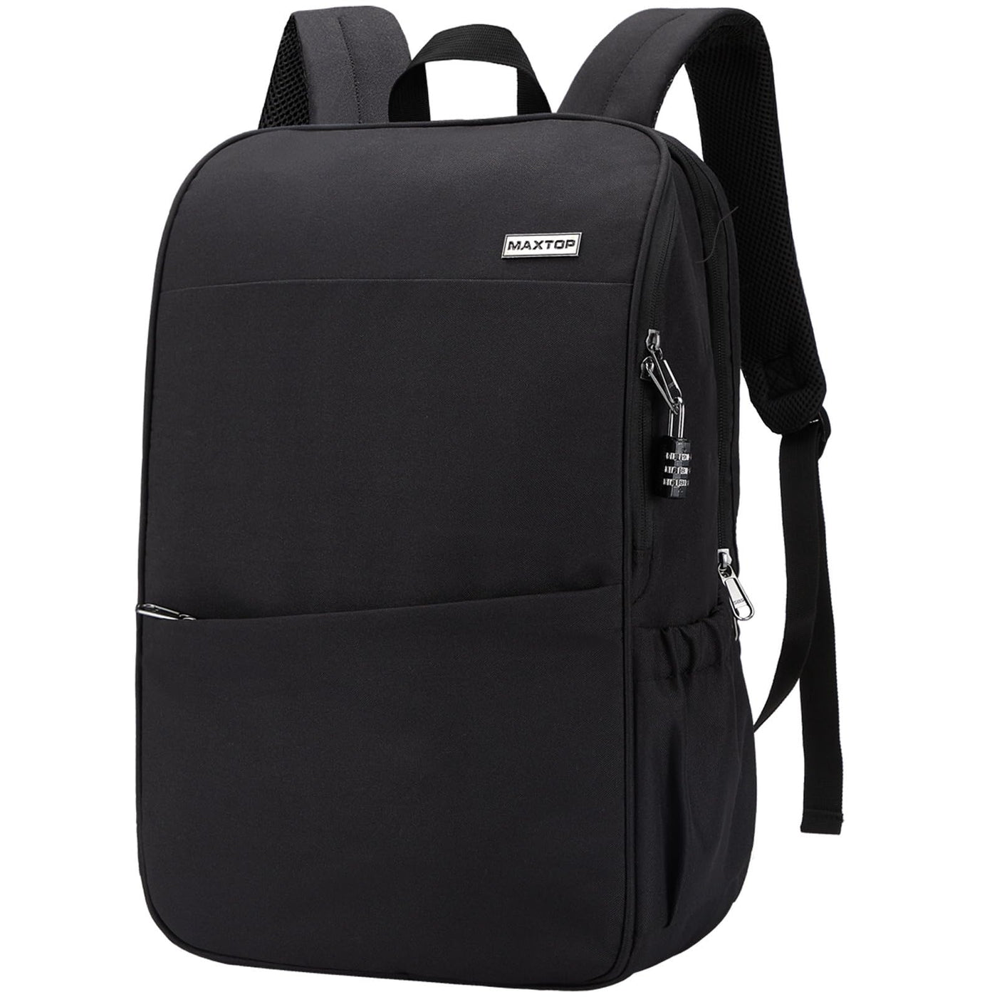 MAXTOP Deep Storage Laptop Backpack Business Anti-theft Backpacks[Water Resistant] College Computer Bookbag Fits 15 Inch Laptop Black