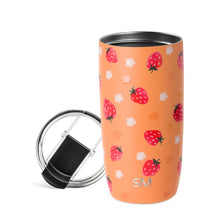 Simple Modern Voyager Tumbler with Flip Lid | Travel Coffee Mug | Insulated Stainless Steel Cold Brew Iced or Hot Coffee Cup | Gifts for Women Men Her Him | 16oz, Almond Birch